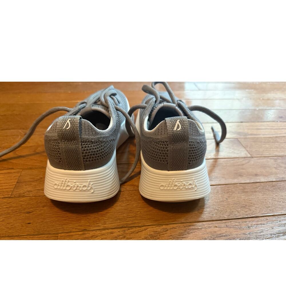 AllBirds Women's Tree Runner Size 7 Mist (White Sole) - Picture 6 of 15